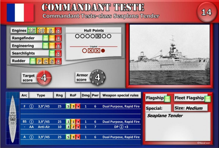 Commandant Teste-class Seaplane Carrier