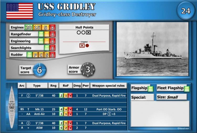 Gridley-class destroyer